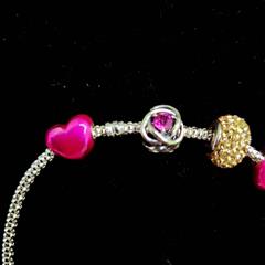 Pandora Silver Charm Bracelet 925 Silver 7.6g